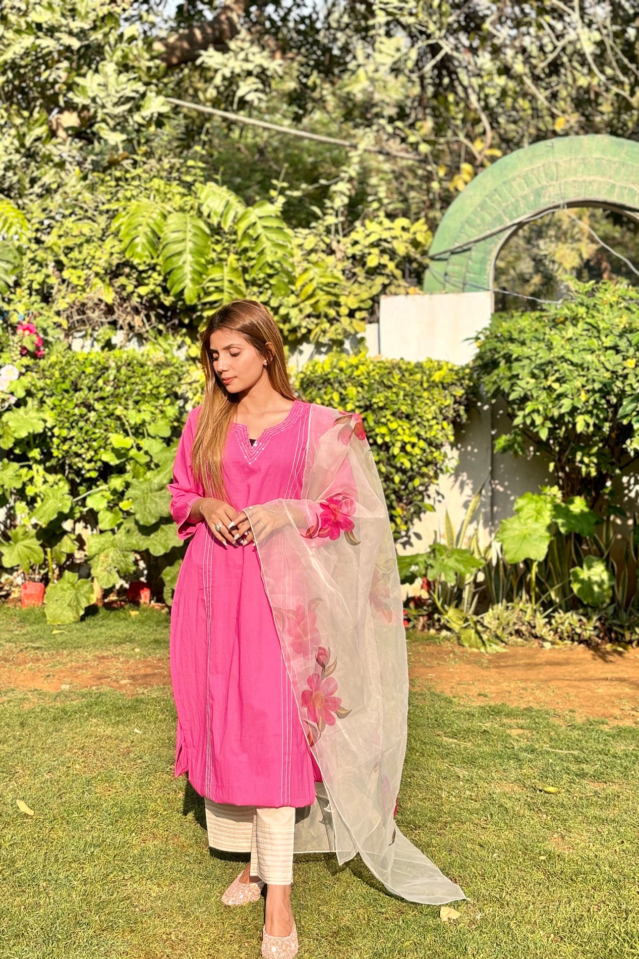 Pink Sitara Suit Set