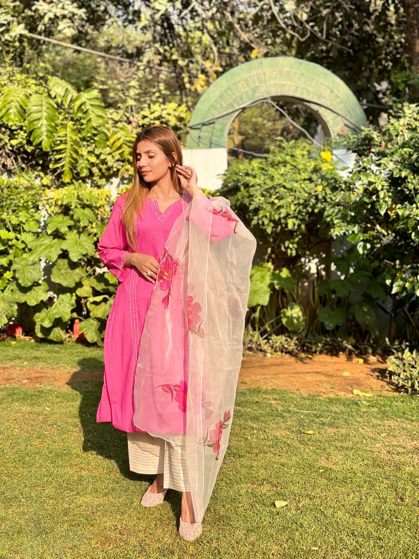 Pink Sitara Suit Set
