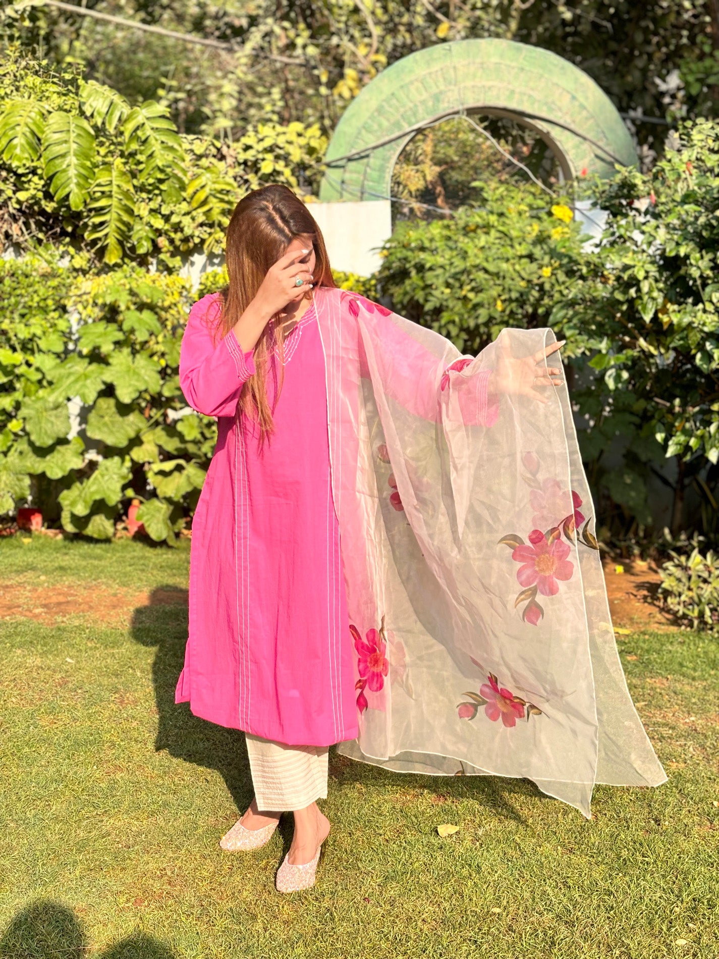 Pink Sitara Suit Set