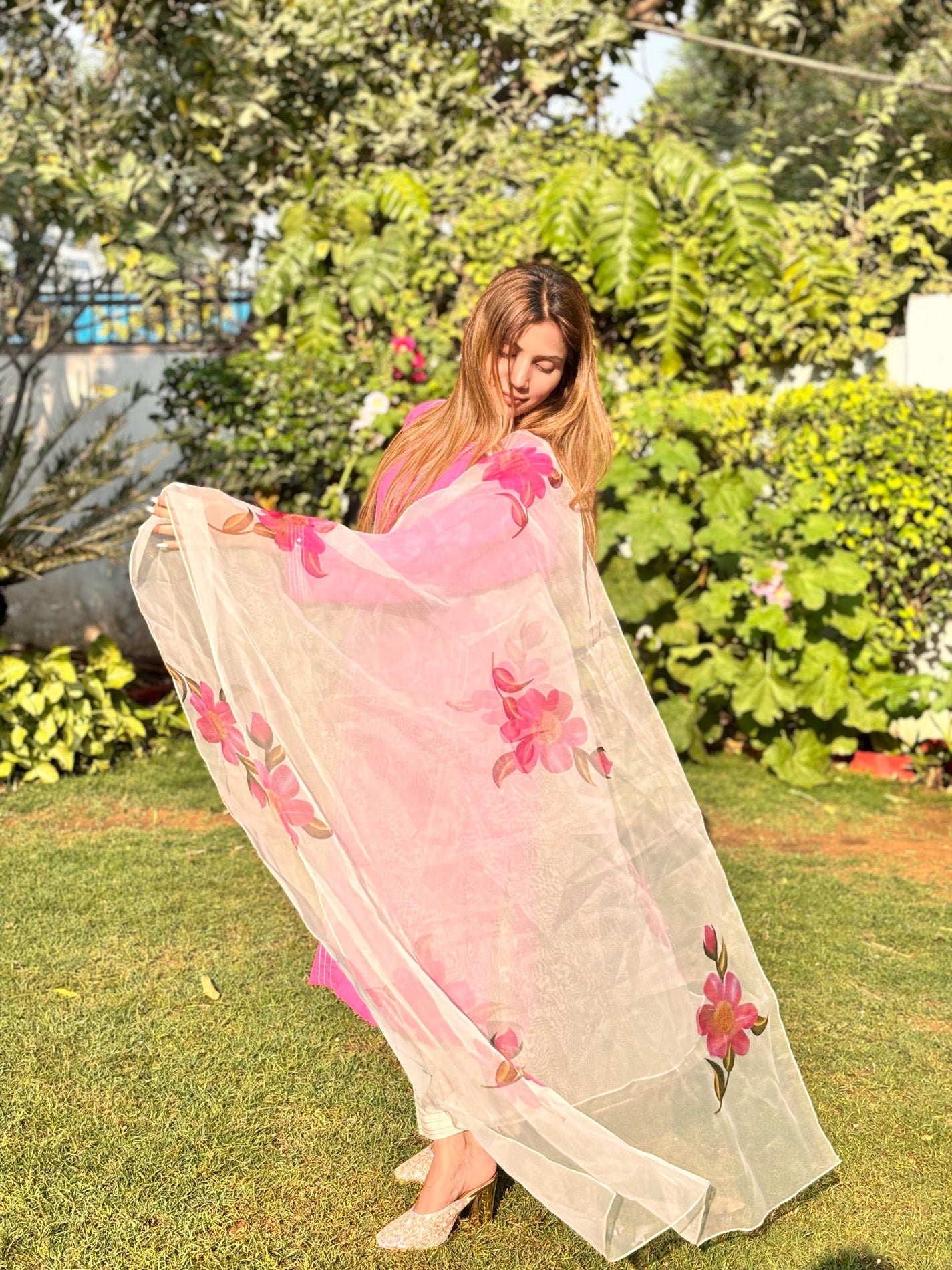 Pink Sitara Suit Set