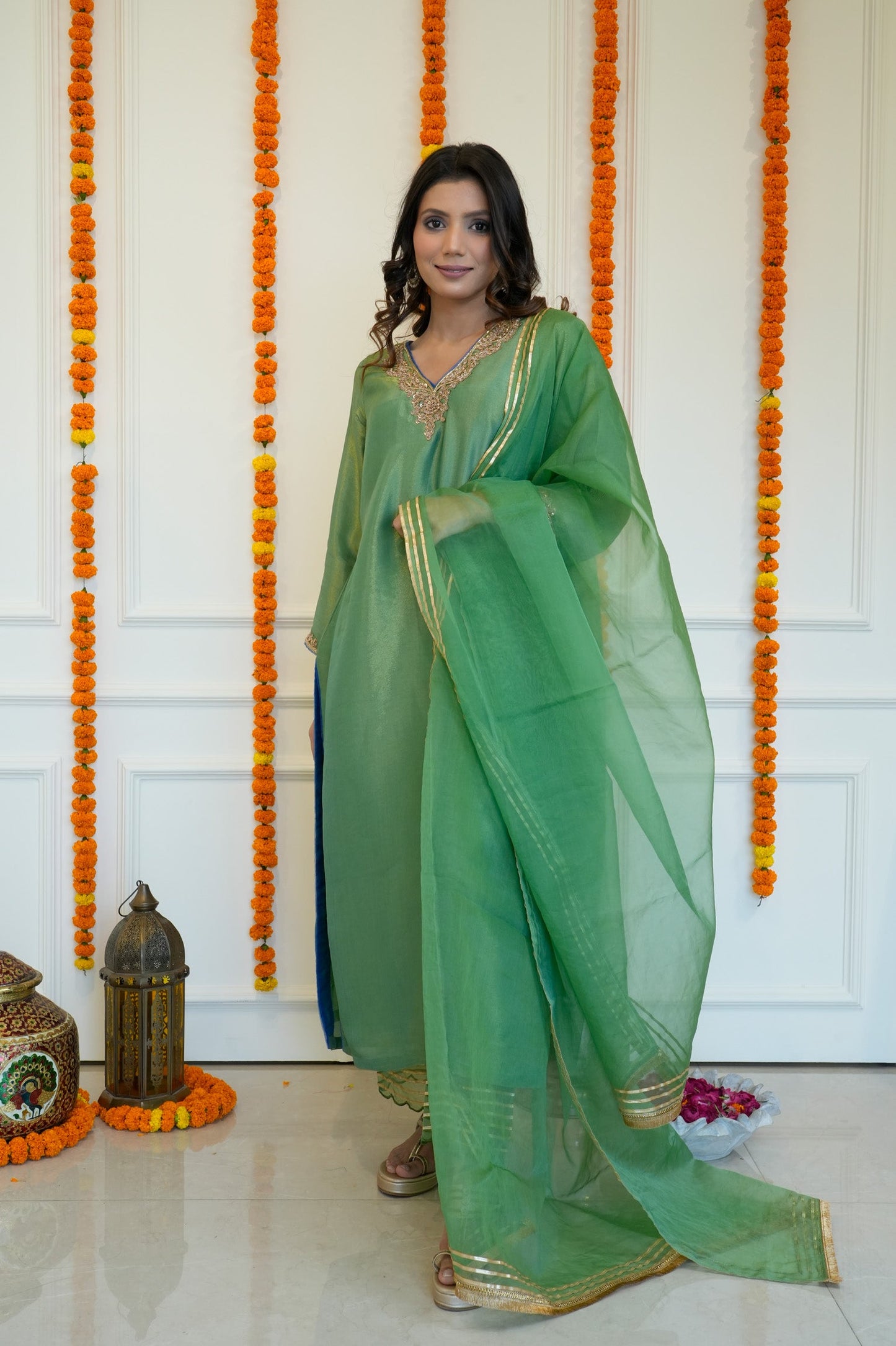 Green Tissue Suit