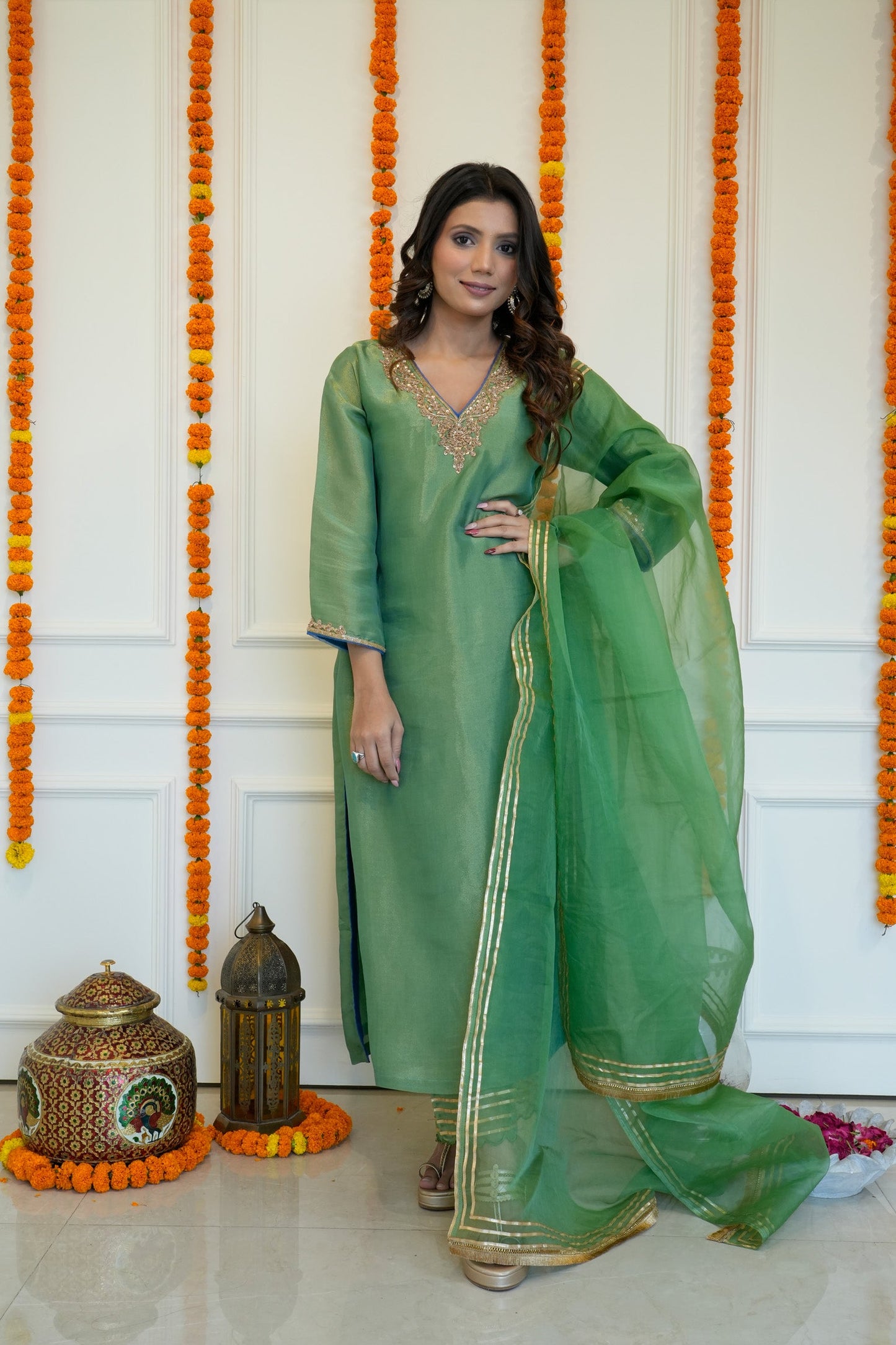 Green Tissue Suit