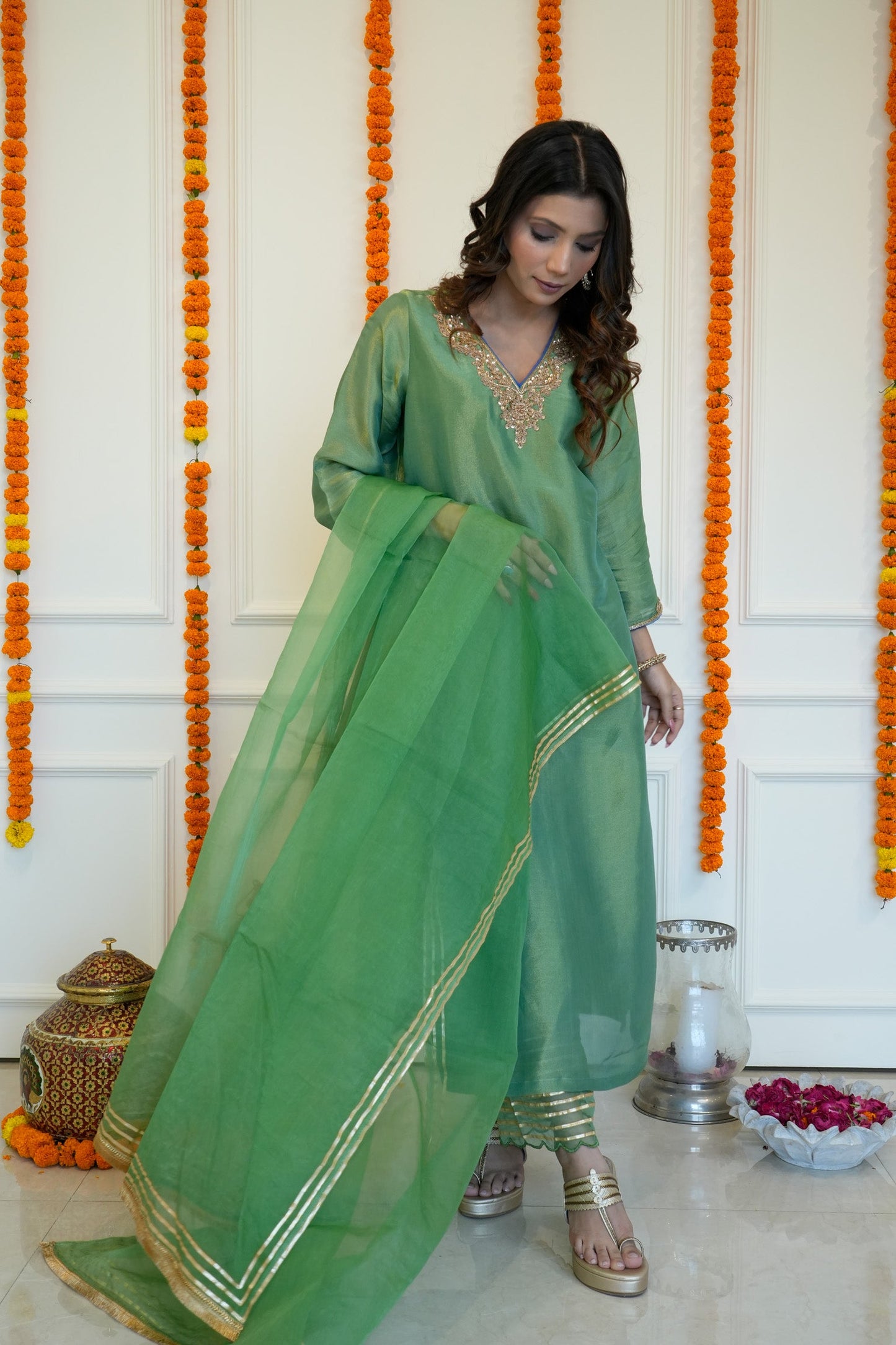 Green Tissue Suit