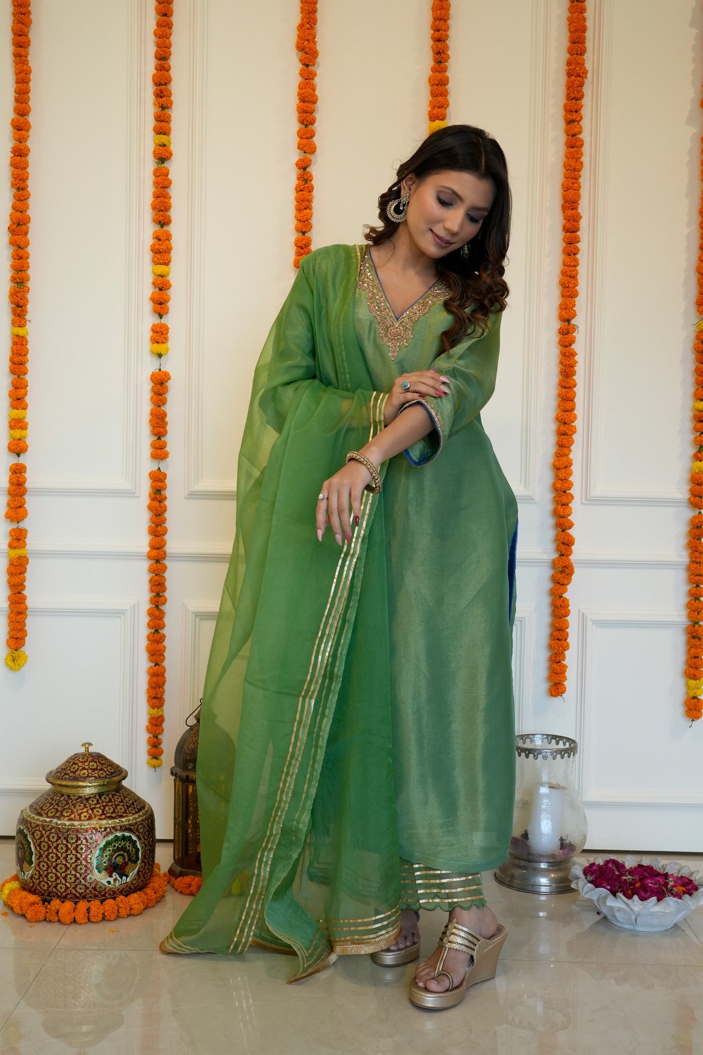 Green Tissue Suit