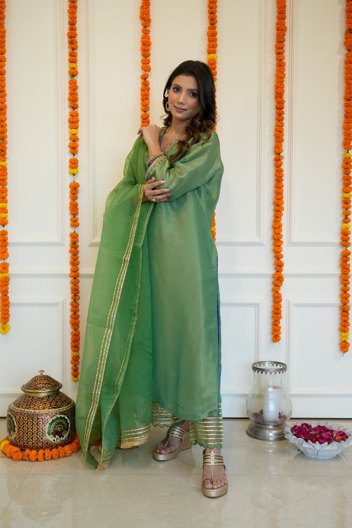 Green Tissue Suit