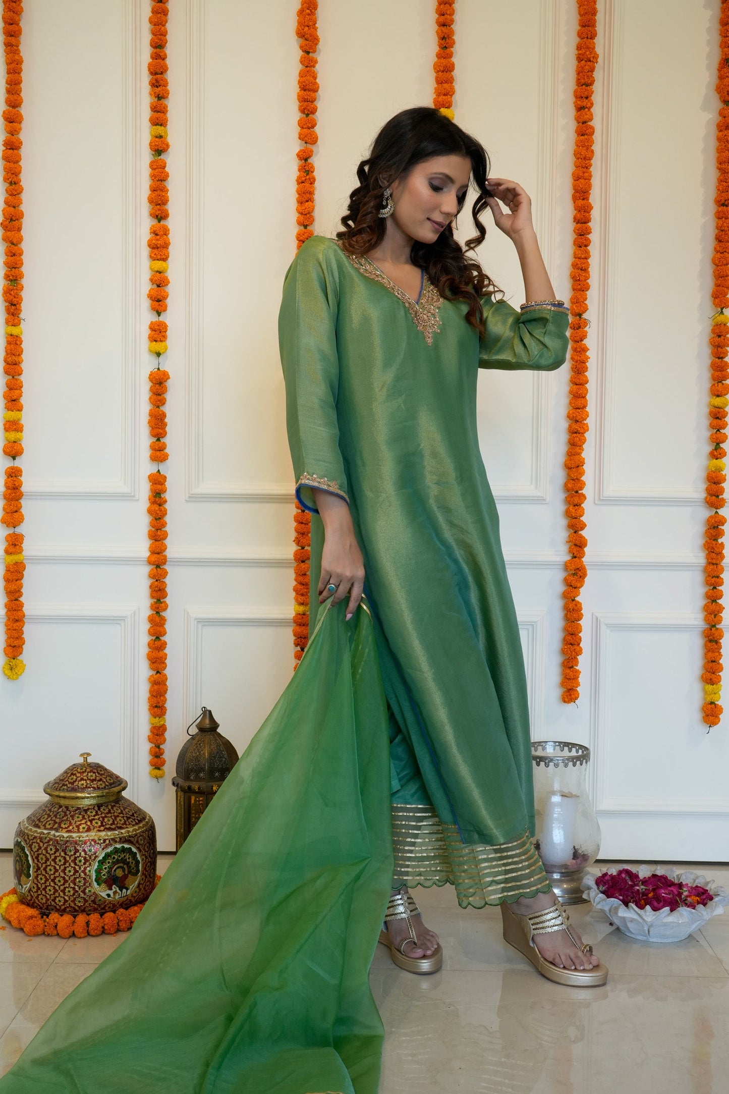 Green Tissue Suit