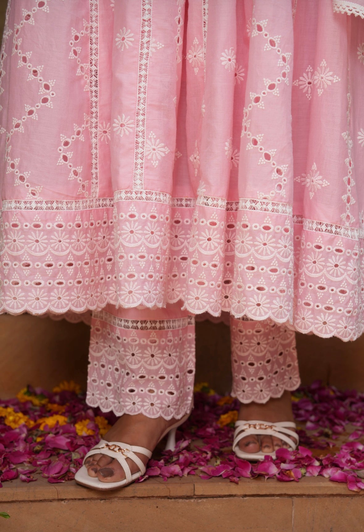 Baby Pink Anarkali Set