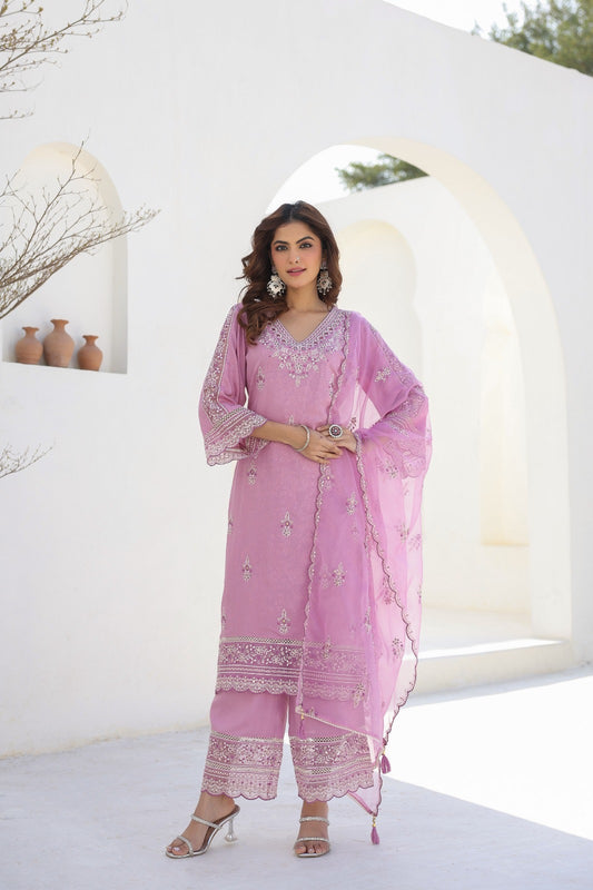Pink Organza Set