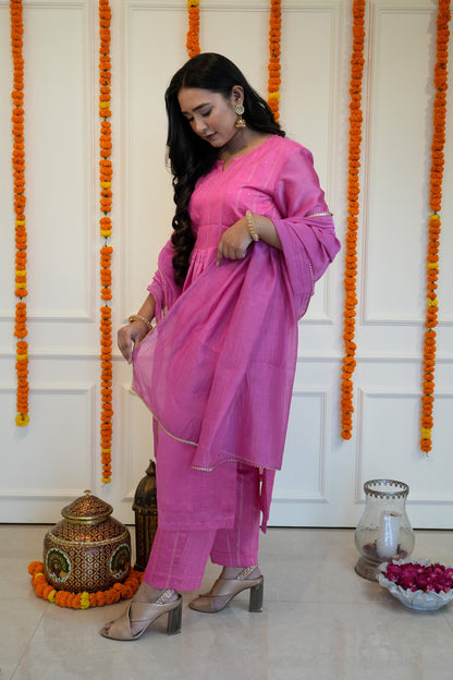 Pink Sitara Kurta Set