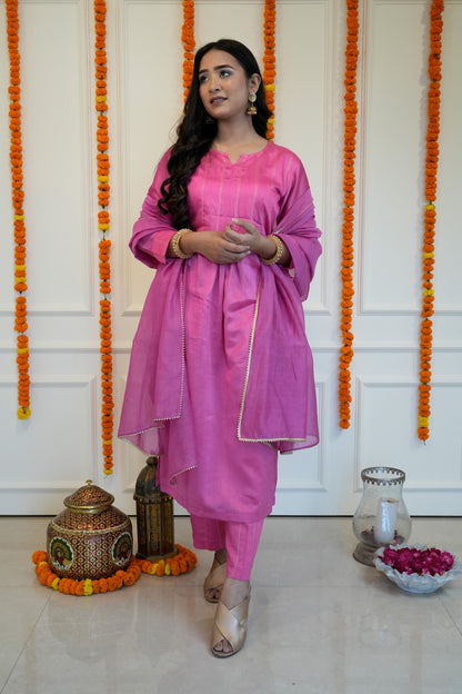 Pink Sitara Kurta Set