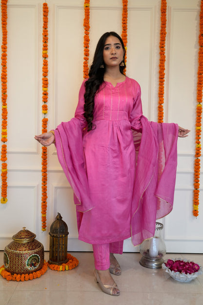 Pink Sitara Kurta Set