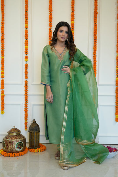 Green Tissue Suit