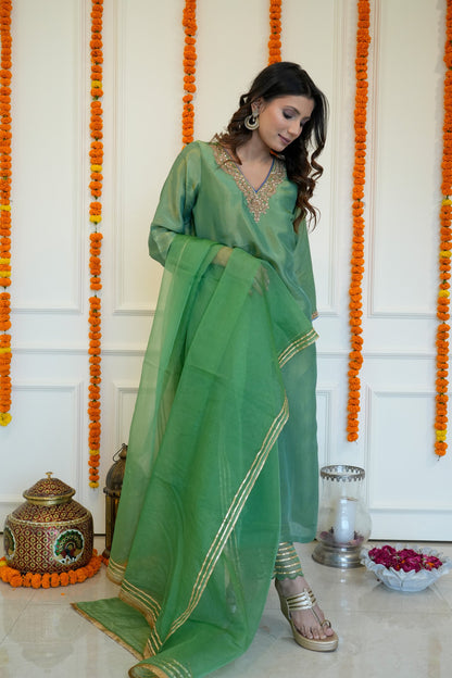 Green Tissue Suit